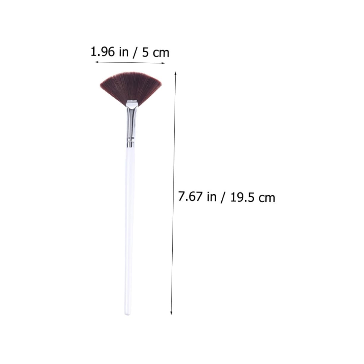 BIUDECO Facial Mud Mask Alicator Brush 2pcs Women's Mask Applicator Comfortable Handle for Cosmetics