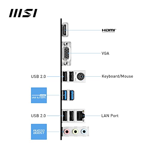 Scheda madre PRO B760M-E DDR4, micro ATX - Supporta processori Intel 12° e 13° Gen Core, LGA 1700 - DDR4 Memory Boost 4800+MHz/OC, slot PCIe 4.0 x16, slot M.2 Gen4 - Scheda madre - Immagine 5