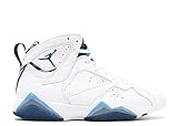  Zapatillas NIKE Air Jordan 7 Retro Frances Blue en Piel Blanca 304775-107