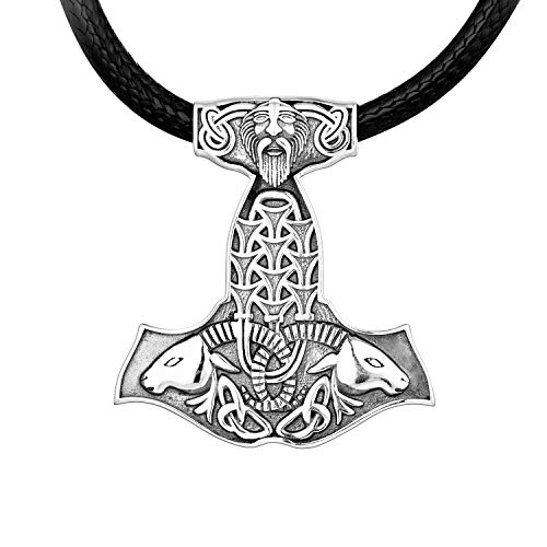 JO WISDOM Mjolnir Collana Martello di Thor in