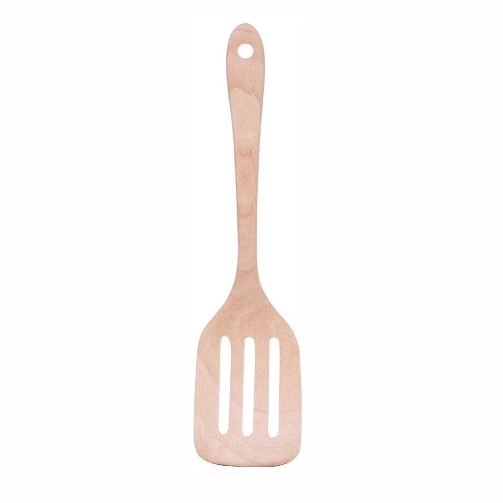 Holzspatel, natürlicher Pfannenwender, Antihaft-Küchenspatel, Hochtemperatur-Spatel, Küchenutensilien für Zuhause und Restaurant