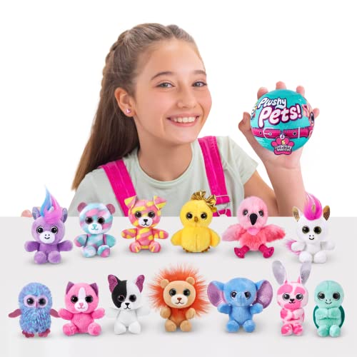 5 Surprise Plushy Pets Series 1 By Zuru (3 Pack) Cute Stuffed Animal Miniature Toys, Amazon Exclusive, Mystery Collectible Plushies For Kids And Girls #TOP5