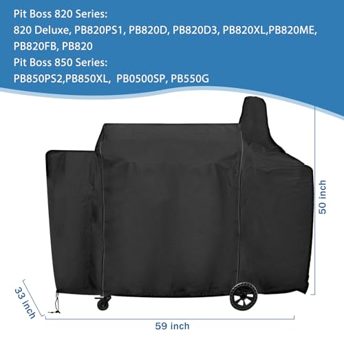 Housse de gril étanche et résistante pour Pit Boss 850 Pro
