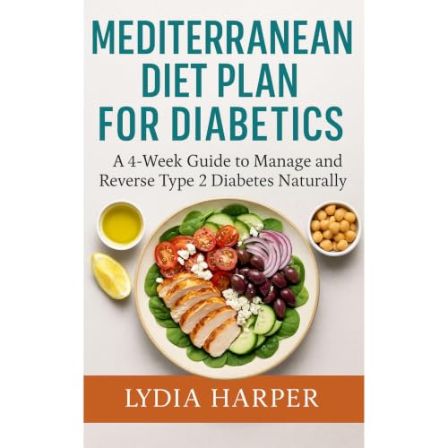 Mediterranean Diet Plan for Diabetics Audiolibro Por Lydia Harper arte de portada