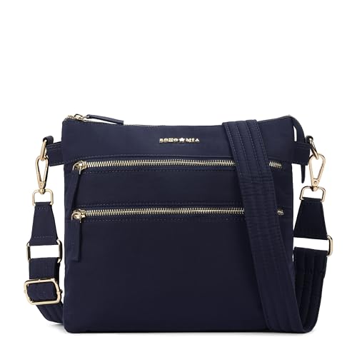 Image of Tripper Lightweight Crossbody Sling Bag for Women | 9 Organized Pockets | Water-Resistant Nylon Travel Bag | Fits Kindle, Passport, Small Water Bottle & Daily Essentials | Everyday & Travel