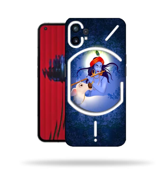 OggyBaba Krishna with Cow Skin Back Protector Film Ultra Thin Scratch Resistant Vinyl (Not Case and Cover) for Nothing Phone 1 (B0C57CZ6WP) Amazon Price History, Amazon Price Tracker