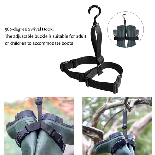 Lepidi Angler-Stiefel-Aufhänger,Wader Hangers,Angeln Watstiefel Schuhregal,Gürtel Für Trocknen Wathose,Angeln Watstiefel Schuhregal,Trockner für Watstiefel,Für Alle Angelstiefel Und Wathosen