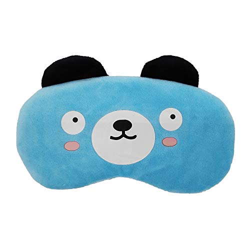 Image of Jenna Eye Mask For Dark Circles, Cooling Eyes, Pain Relief, Redness, Eye Cooling Gel Pad Stretchable For Eye Relaxing, Sleeping Mask (Velvett Panda Blue)