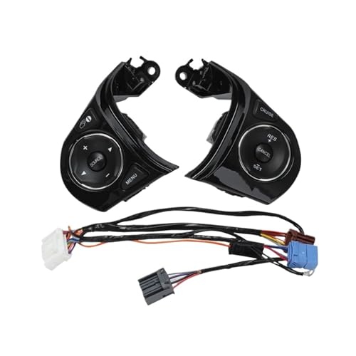HZTRLNVBK Switch Knob Car Multifunction Steering Wheel Control Switch Cruise Button Fit for Honda Fit for Civic 1.8L 2012-2015 Knob Head Lamp Switch
