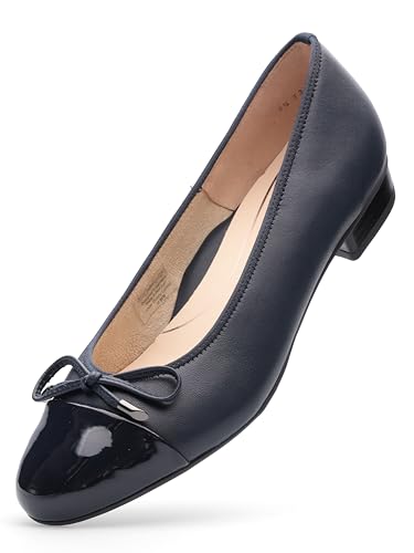 ARA Ballerina 43721-80 BARI, Lack/Brush, Blau, Damen EU 8,5/42,5 – Ansicht 5