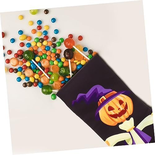 HOMSFOU 5 Peças Meias De Halloween Sacos De Guloseimas Para Crianças Decoração Fantasma Sacos De Pre