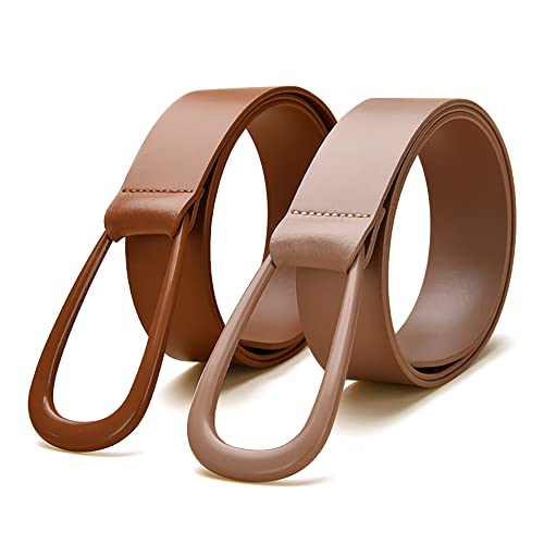 Womens Obi Belt Vintage Genuine Leather Buckle Waist Belt, 2023 Style, Fashion Wide Belts 43.3 inches2