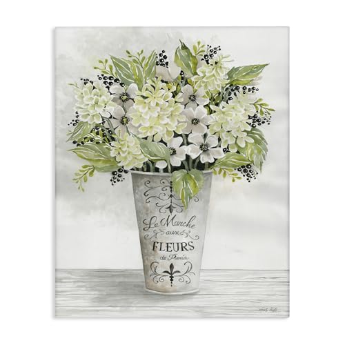 Stupell Industries French Floral Greenery Bouquet, Designed By Cindy Jacobs, 30 x 40, Canvas Wall Art