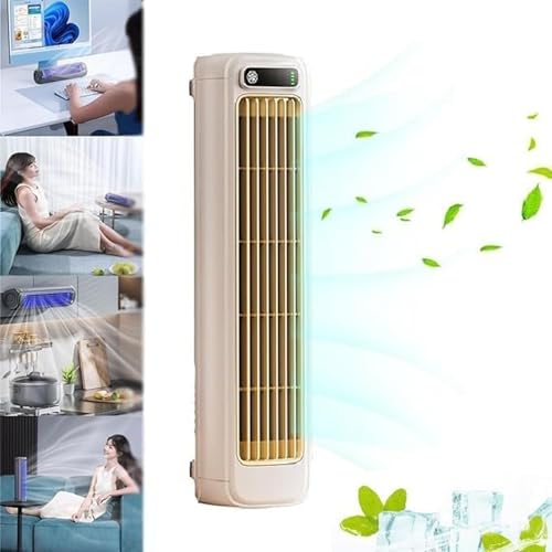 GITRILY Serum Cooling Ace, Portable Outfany Cooling Ace 5.0 Quiet, 3 Wind Speeds, Outfany Cooling Ace Air Conditioner Rechargeable, 24h Long-Lasting Battery Life -0203,Apricotwhite-25