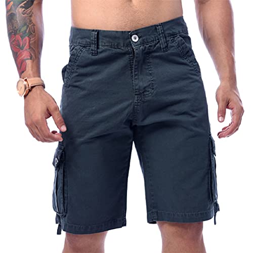 Icari Fasbion - Bermuda Cargo Cinza - Bolso cargo - Adulto - Homens - 44