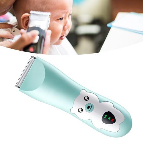 ENSSU Tondeuse à cheveux silencieuse pour bébé avec autisme et sensibilité sensorielle, étanche