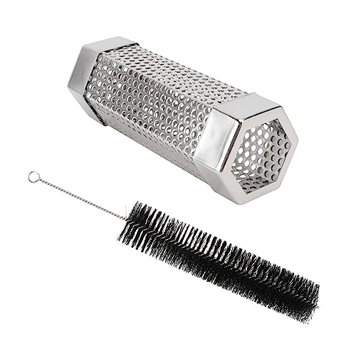 Yardenfun Bbq Smoke Mesh 304 Stainless Steel Smoker Tube Barbecue Smoker Accessories