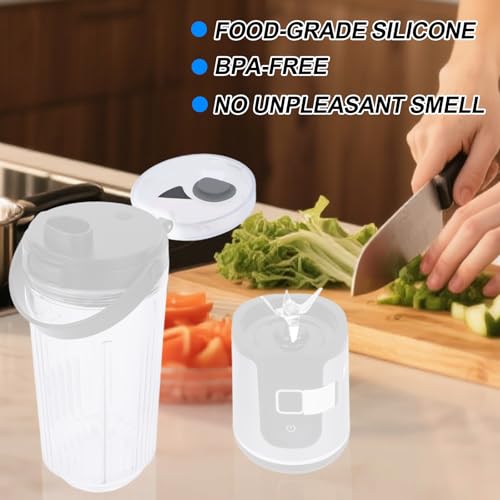 3stk Ersatzdichtungsset für Mixer, Inklusive Verschlussstopfen O-Ring und Dichtungen Kompatibel mit der Ninja BC151 Serie Langlebiges Mixerdeckel Zubehör