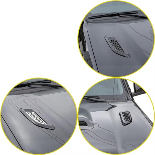 Grille d'évent de capot Dodge Durango 2011-2025 accessoire avant carbone - 6