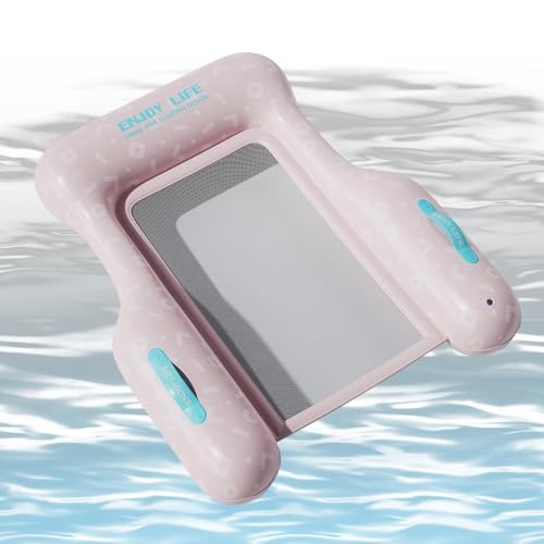 Chaise de piscine flottante en maille dotée d'un dossier gonflable ergonomique trois côtés