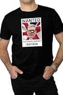 BOLD POLITICAL STATEMENT: Features a striking 'Wanted for Crimes Against Britain' design with satirical graphic print, making a clear statement about British politics DISTINCTIVE DESIGN: Eye-catching Union Jack flag background with prominent 'Liar' t...