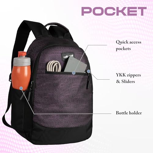 Image of F Gear Noxe 10L Daypack | Compact, Durable & Lightweight Small Backpack | 1 Compartment /1 Pocket | Water Resistant Bag | Stylish & Comfortable | Ideal for College, School, Travel & Daily Use