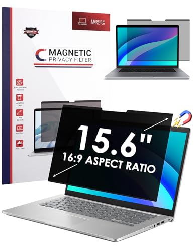 Écran noir pour les curieux avec le filtre de confidentialité magnétique LAMA 15,6 pouces 16:9