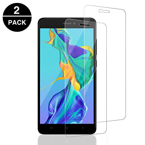 Aspiree 2 Unidades Vidrio Templado Xiaomi Note 4, Protector Pantalla Xiaomi Note 4 [Funda Compatible] Cristal Templado con [Anti-Huella/Anti-Burbujas] [Premium 9H Definición]