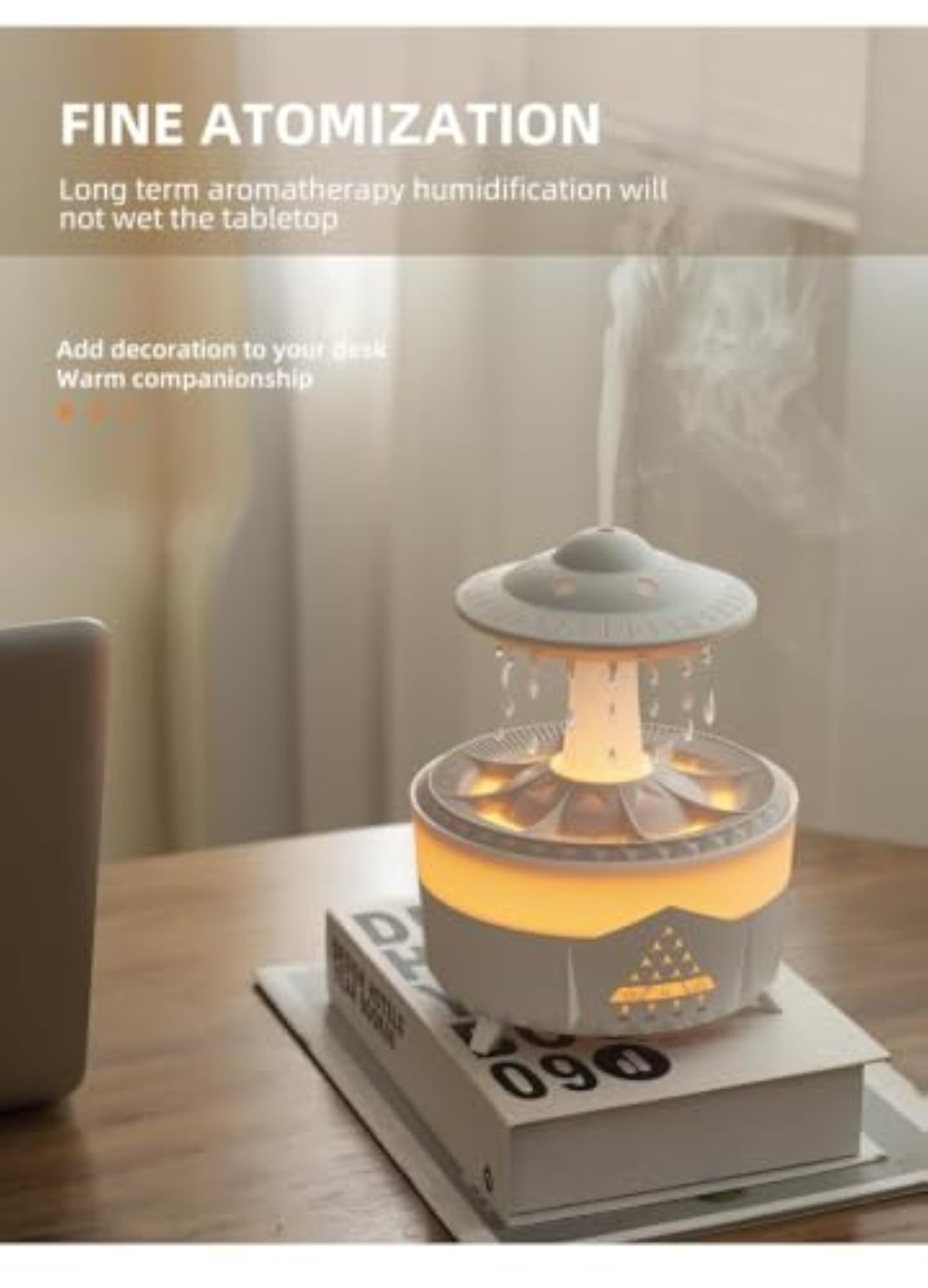 CloudRain Aroma Diffuser for Home with Remote Control