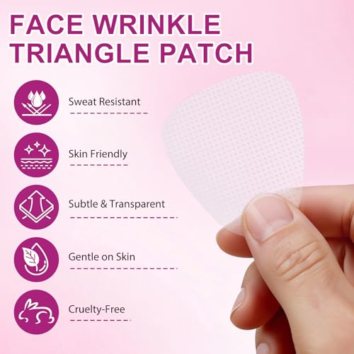 【162p】Wrinkle Patches für Gesicht | Zornesfalte Pflaster Über Nacht gegen Stirnfalten und Zornesfalte | Hydrogel Falten Pflaster Gesicht für Glatte Haut | Forehead Wrinkle Patch mit Feuchtigkeitskur