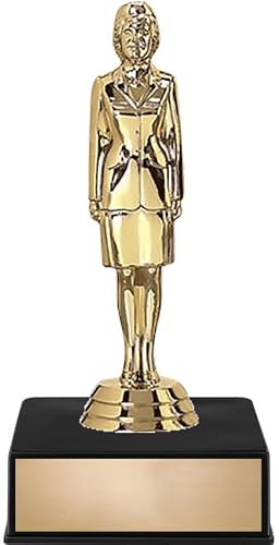 Crown Awards 6.125" Military Female Award Trophy On Black Base