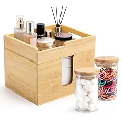 Face Towel Holder With 2 Glass Jars