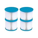 CleverSpa 80mm x 100mm Hot Tub Spa Replacement Water Filter Cartridges (4 pack)