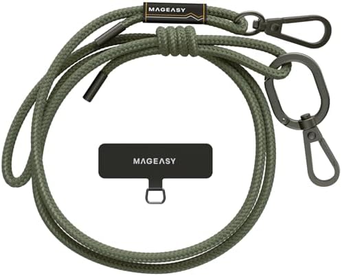 Amazon.com: MAGEASY Crossbody Cell Phone Lanyard - Premium Rope Cell ...