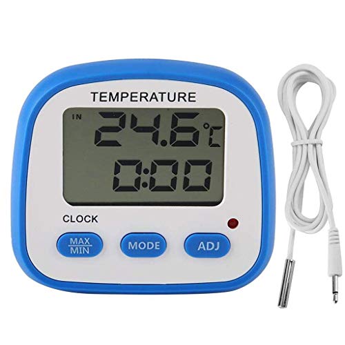 Kühlschrank Gefrierschrank Thermometer Hochtemperaturalarme Einstellungen mit LED-Anzeige Digitale Refrigeration Thermometer mit Magnet