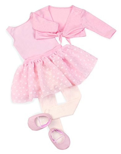 Our Generation Dolls Dressed to Twirl Doll Leotard and Skirt Outfit, 18
