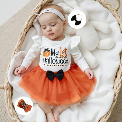 My First Thanksgiving Baby Girl Outfit Newborn Turkey Romper Tutu Skirt Dress Headband Cute 1st Thanksgiving Clothes3
