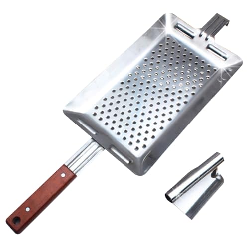 SHOWERORO Spaetzle Maker and Noodle Press 2pcs Set Stainless Steel Kitchen Tool Traditional Pasta Strainer for Homemade Cooking