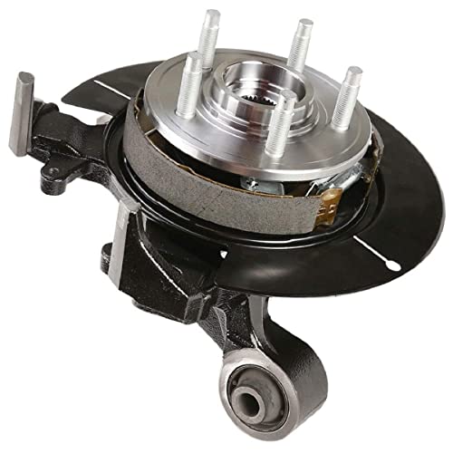 Doiplent 698-412 Steering Knuckle & Wheel Hub Bearing Assembly Rear Right/Passenger Side For 2006-2010 Ford Explorer & Mercury Mountaineer, For 2007-2010 Ford Explorer Sport Trac, 4.0L 4.6L #TOP22