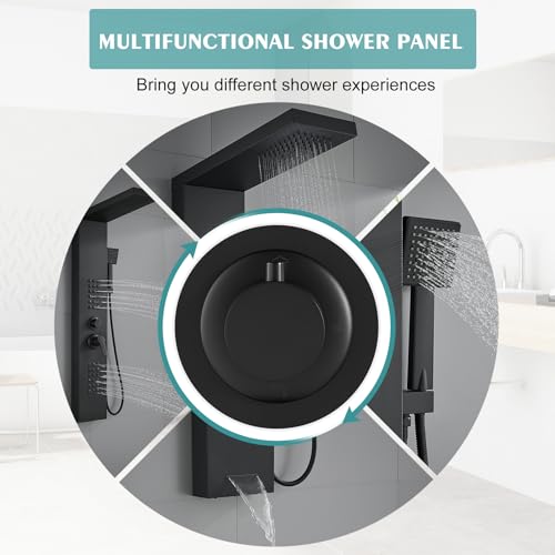 Luxury Bathroom Shower Panel Tower