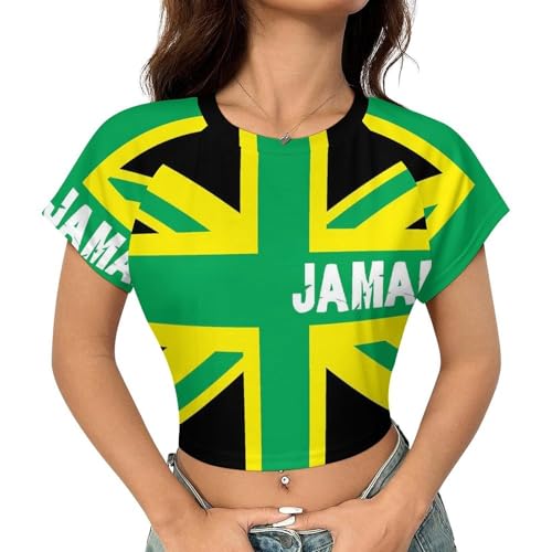 Canadian Flag Crop Tops for Girls Summer Trendy Short T-Shirts 2025 Slim Fit
