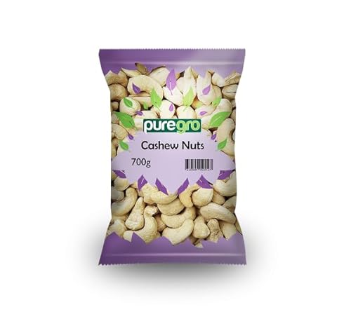 Puregro Cashew Nuts 700g ¦ Premium Quality Cashews ¦ Whole Cashews.