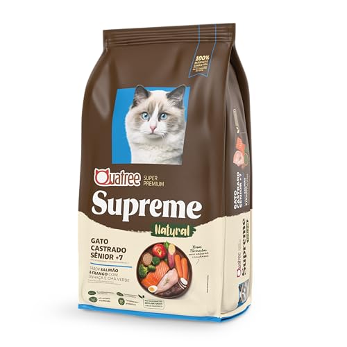 Quatree Supreme Ração para Gatos Castrado Senior +7 10.1kg