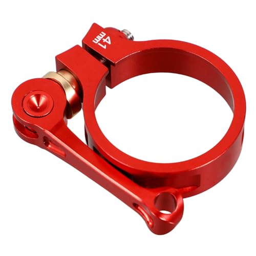 Abaodam Quick Release Bike Seat Post Clamp Durable Aluminum Alloy Easy Locking Mechanism for Secure Fit Lightweight Design for Aluminum Frame Bikes
