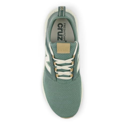 New Balance Men's Fresh Foam X Cruz Artisan V3 Running Shoe, Dark Juniper/Angora/Incense, 7 M