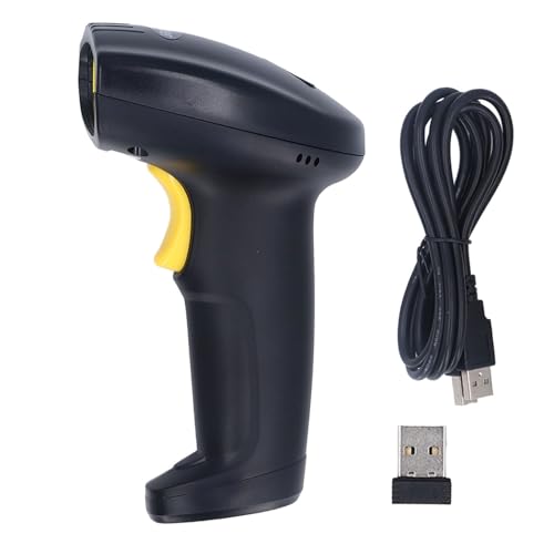 Escáner de código de barras inalámbrico XTEVU, lector de código de barras HandHeld 2D 2.4G USB 1D para entrega de supermercados, lector de código de barras inalámbrico