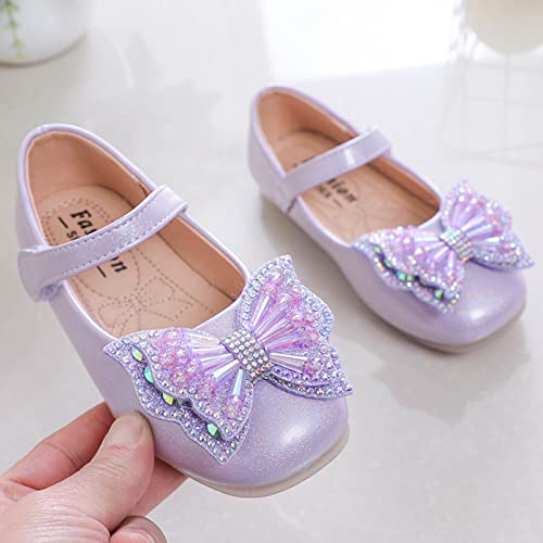 Shoes for Toddler Girls Flat Sandals Students Dance Performance Shoes Sequin Bow Princess Shoes Baby Mary Jane Shoes2