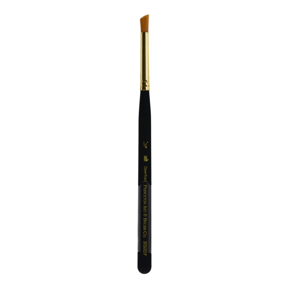 Princeton Mini-Detailer Deerft Brush, Synthetic, Short Handle, Size 1/4 inch, 1 Count
