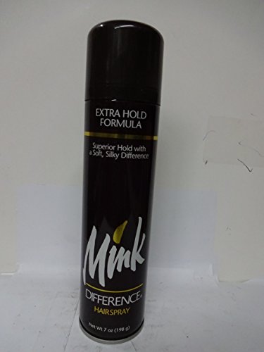 Mink Difference Extra Hold Hairspray 7 Ounce (207ml) (2 Pack)