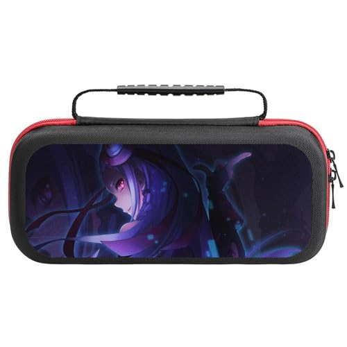 Switch ケース かわいい ユナ ソードアートオンライン SAO スイッチ 収納ケース カバー ナイロン素材 全面保護 防塵/防水/防汚/耐衝撃 26x11.5x5.2cm Switchに対応 保護用ハードケース 大容量な収納力 アクセサリーポーチ S